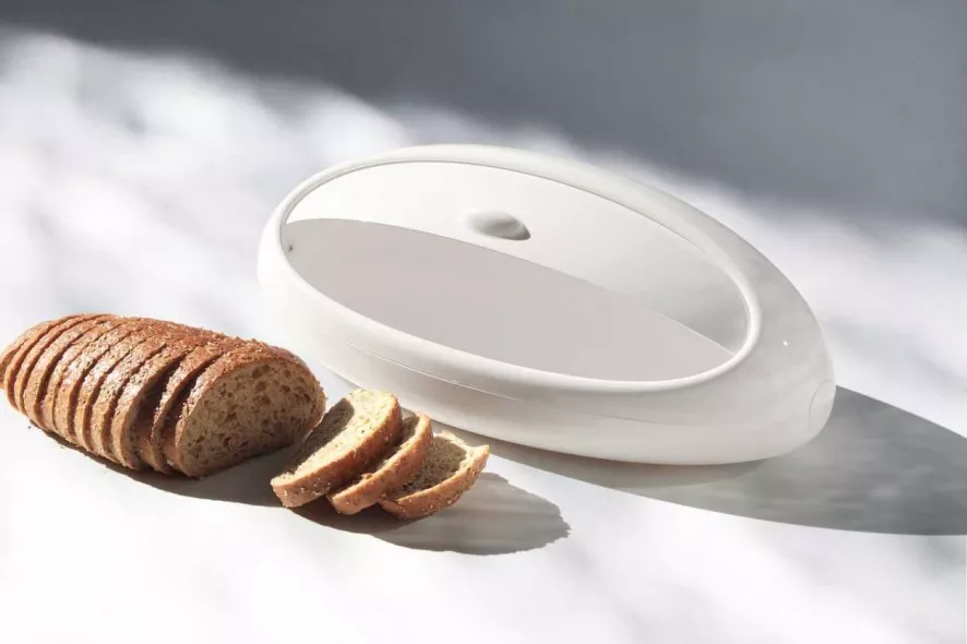 Alessi Gnam Broodtrommel Wit 6 Alessi Gnam Broodtrommel Wit - Afbeelding 4