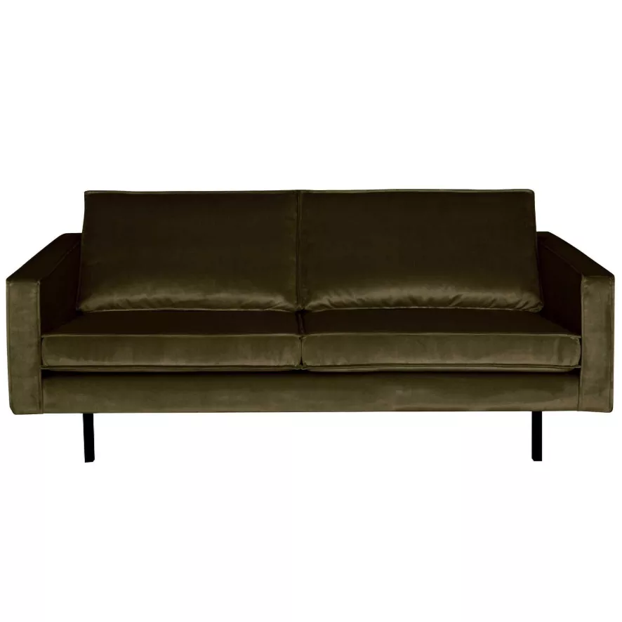 BePureHome Rodeo Velvet Bank 2,5-zits Donker Groen 3 BePureHome Rodeo Velvet Bank 2,5-zits Donker Groen