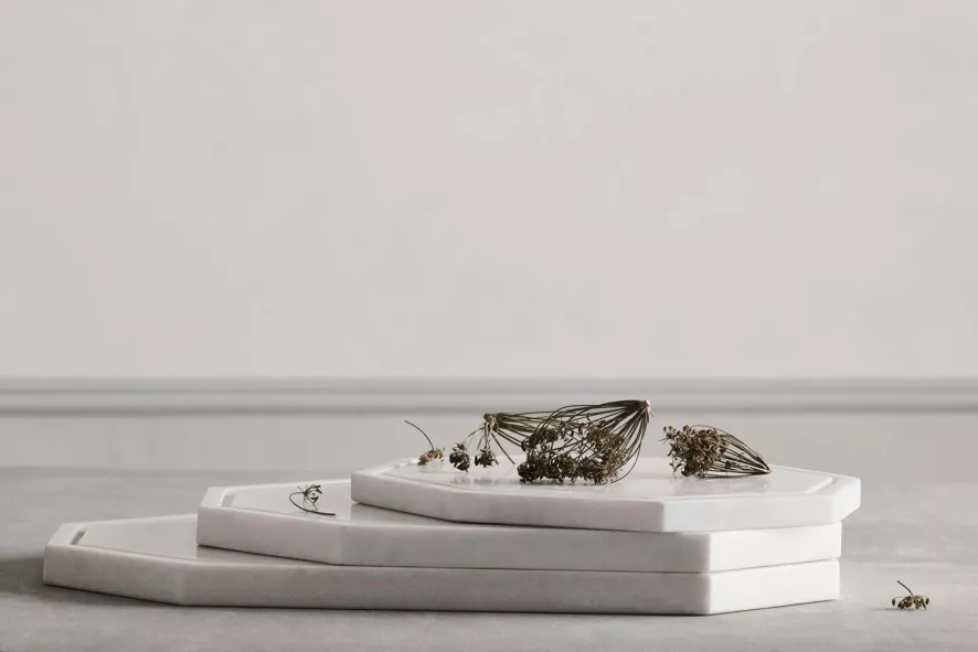 Bolia Octagon Dienblad Marmer Medium Zwart 8 Bolia Octagon Dienblad Marmer Medium Zwart - Afbeelding 6