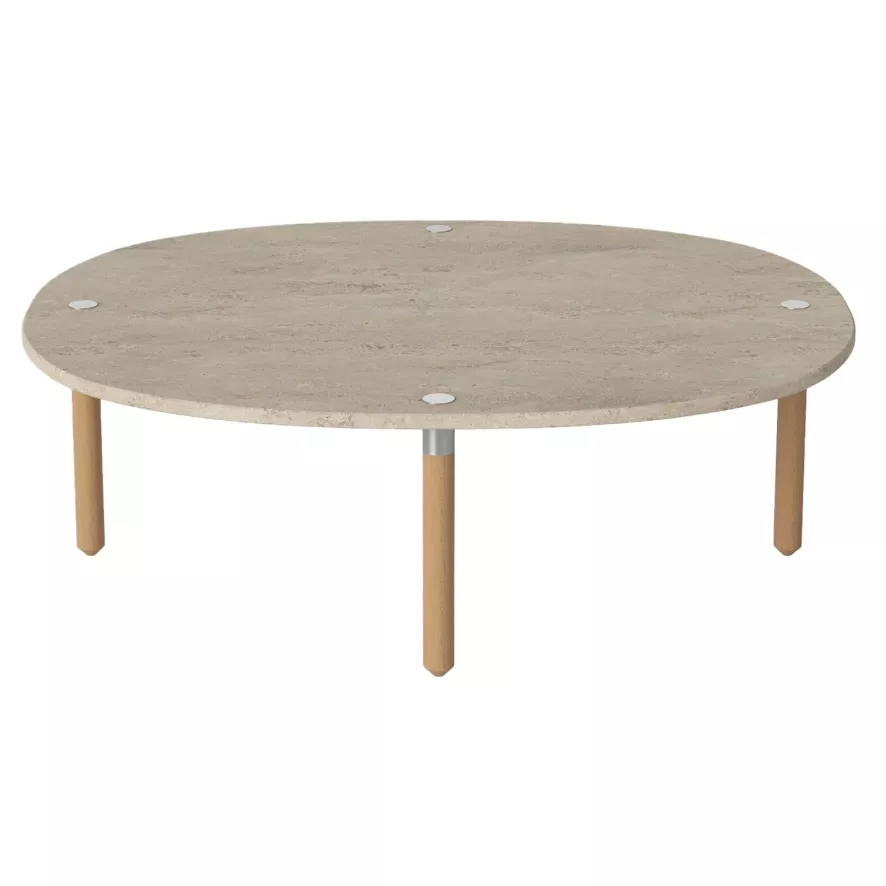 Bolia Tuk Salontafel Medium H27 Wit Marmer 4 Bolia Tuk Salontafel Medium H27 Wit Marmer - Afbeelding 2