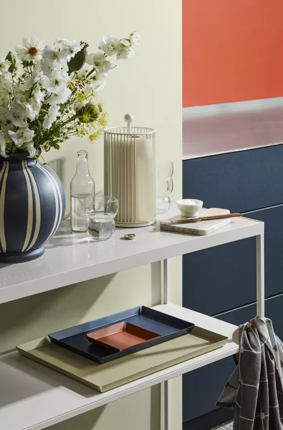 Broste Copenhagen Edda Keukenrolhouder Puce Red 7 Broste Copenhagen Edda Keukenrolhouder Puce Red - Afbeelding 5