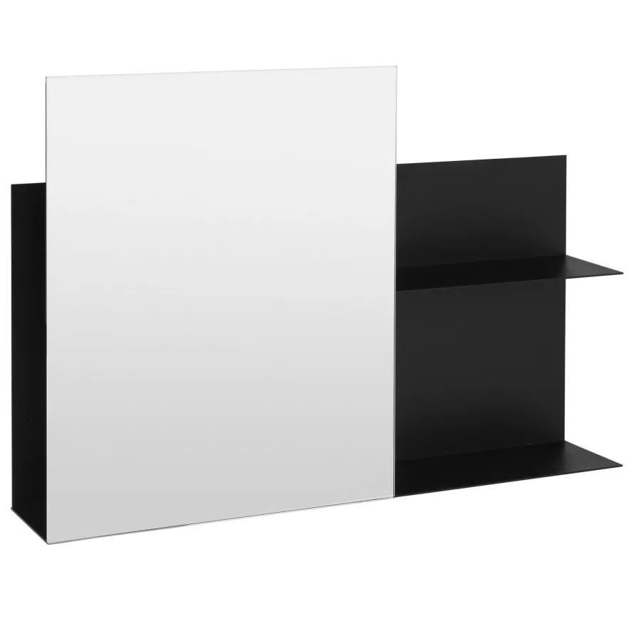 Broste Copenhagen Svante Wandplank Spiegel Beige 6 Broste Copenhagen Svante Wandplank Spiegel Beige - Afbeelding 4