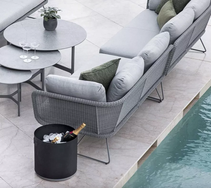 Cane-Line Grow Plantenbak S 38 Rond Lava Grey 7 Cane-Line Grow Plantenbak S 38 Rond Lava Grey - Afbeelding 5