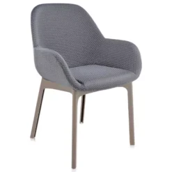 Kartell Clap Stoel Melange Grafiet, Duifgrijs Onderstel