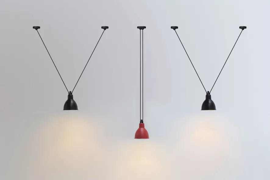 DCW éditions Les Acrobates De Gras N323 XL Hanglamp Ø22 Blauw 6 DCW éditions Les Acrobates De Gras N323 XL Hanglamp Ø22 Blauw - Afbeelding 4