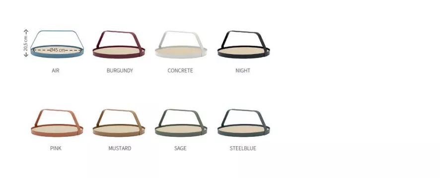 Design On Stock Waiter Dienblad Ash Ø45 Natural Night 7 Design On Stock Waiter Dienblad Ash Ø45 Natural Night - Afbeelding 5