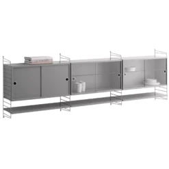 String Furniture Wandkast Large, Grijs