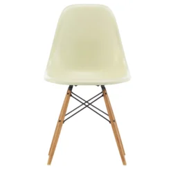 Vitra Eames DSW Fiberglass Stoel Essen Honing, Parchment