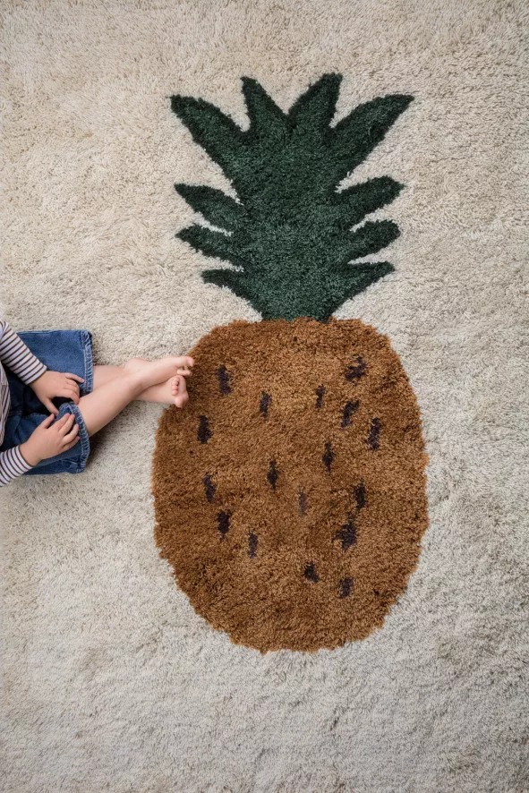 Ferm Living Fruiticana Tufted Vloerkleed 180x120 Pineapple 6 Ferm Living Fruiticana Tufted Vloerkleed 180x120 Pineapple - Afbeelding 4