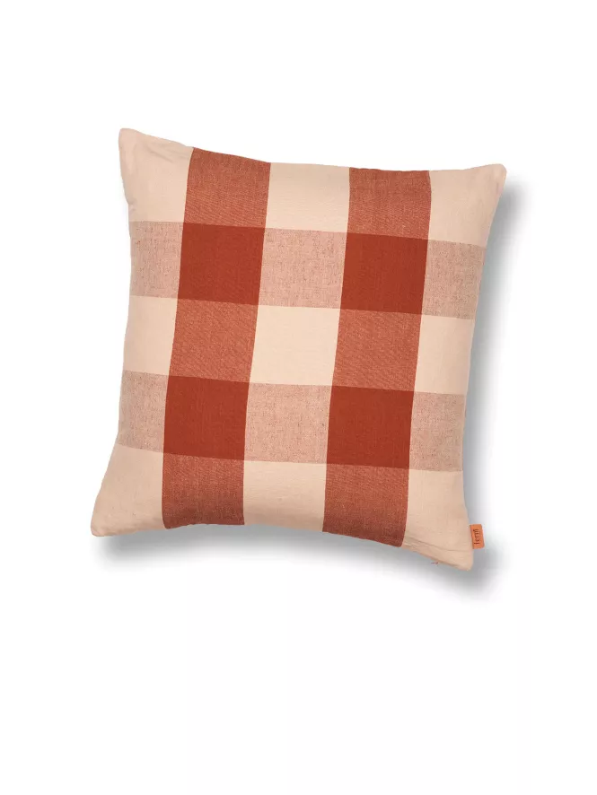 Ferm Living Grand Kussen 50x50 Camel/Red 11 Ferm Living Grand Kussen 50x50 Camel/Red - Afbeelding 9