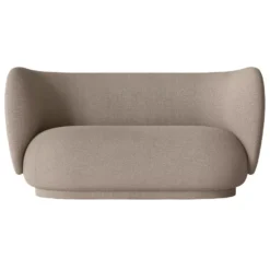 Ferm Living Rico Boucle 2-zits Bank Sand