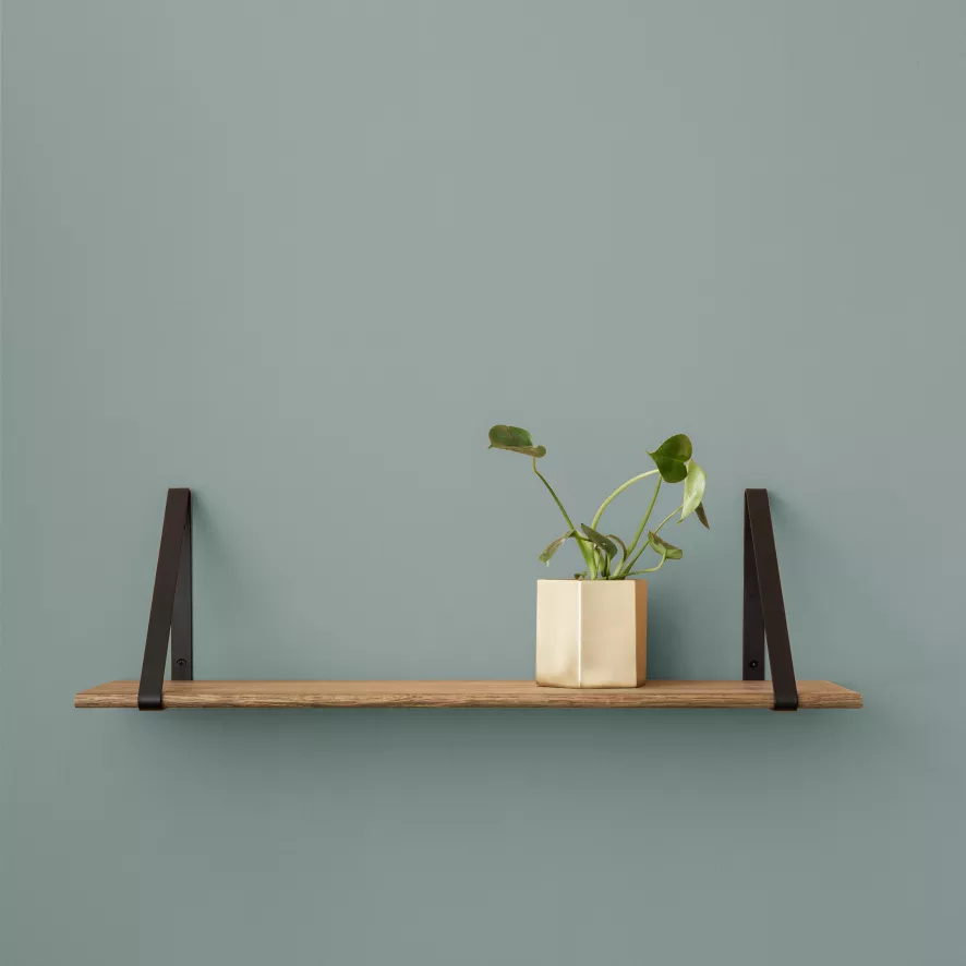 Ferm Living Wooden Shelf Wandplank 85 Cm Zwart Gebeitst Eiken 6 Ferm Living Wooden Shelf Wandplank 85 Cm Zwart Gebeitst Eiken - Afbeelding 4