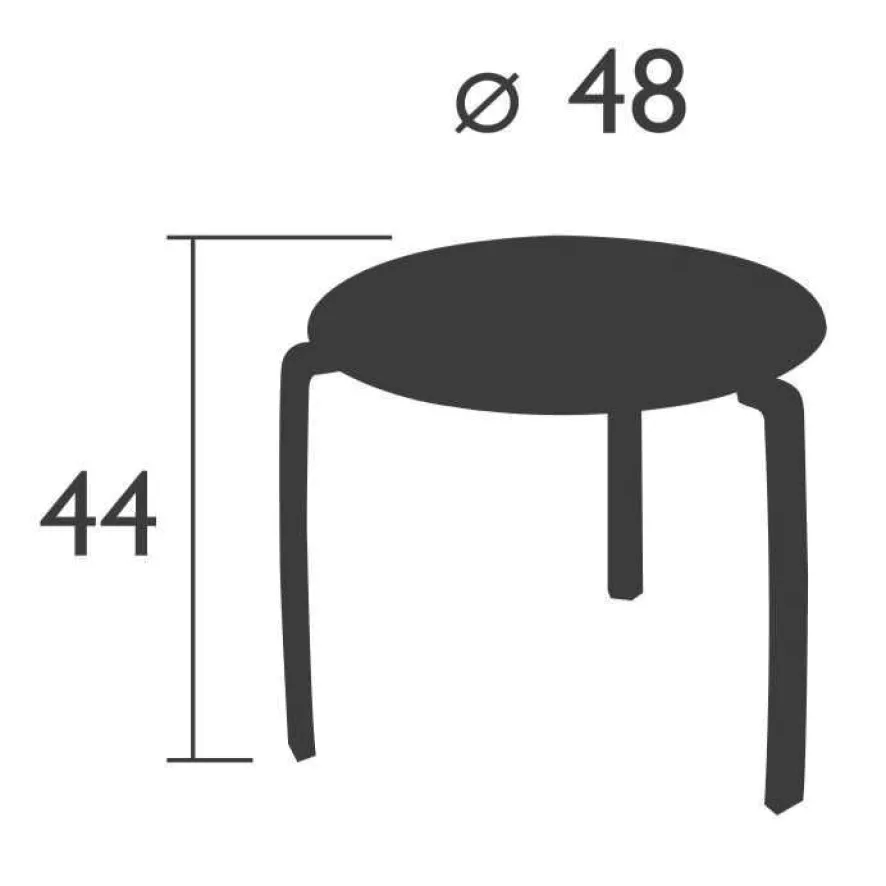Fermob Alizé Bijzettafel Acapulco Blue 10 Fermob Alizé Bijzettafel Acapulco Blue - Afbeelding 8