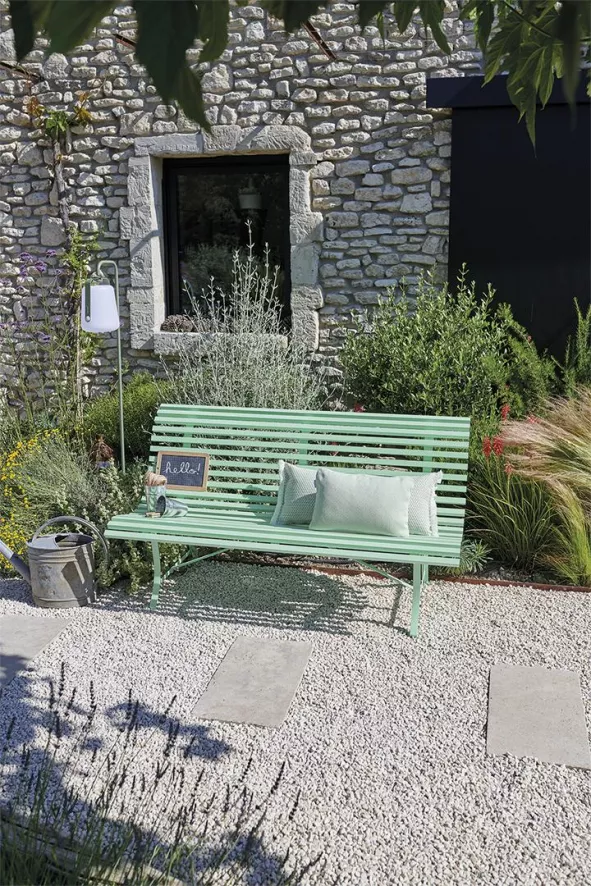 Fermob Louisiane Tuinbank 150 Red Ochre 19 Fermob Louisiane Tuinbank 150 Red Ochre - Afbeelding 17