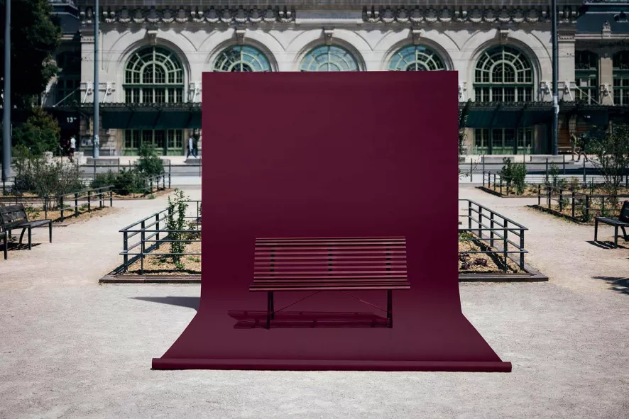 Fermob Louisiane Tuinbank 150 Red Ochre 20 Fermob Louisiane Tuinbank 150 Red Ochre - Afbeelding 18