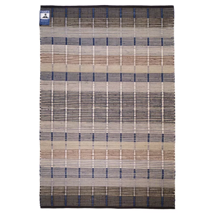 Finarte Origami Vloerkleed 140x200 Grijs 3 Finarte Origami Vloerkleed 140x200 Grijs