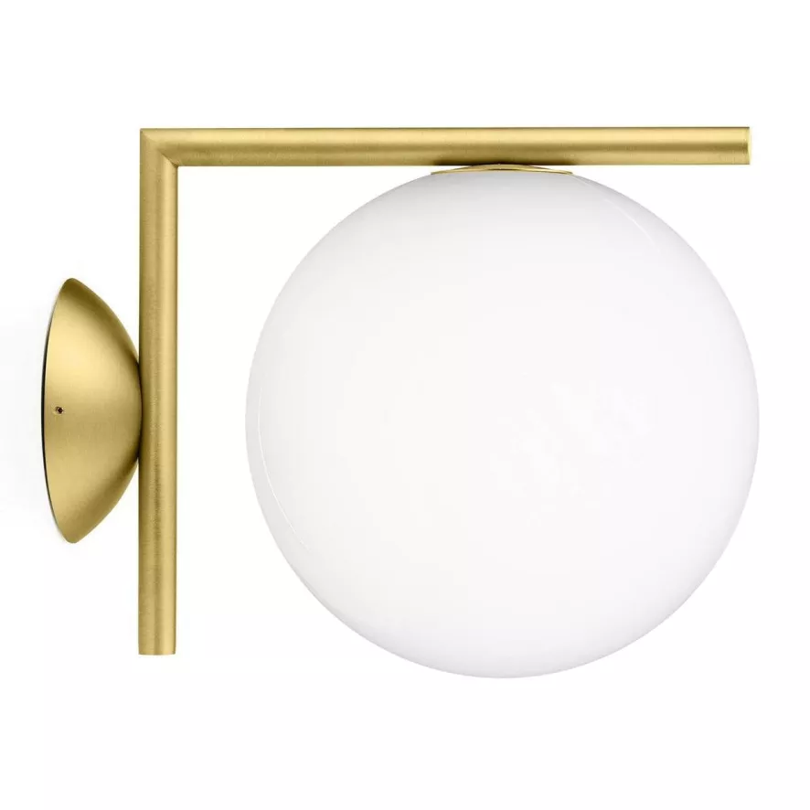 Flos IC Lights C/W2 Outdoor Wandlamp Messing 3 Flos IC Lights C/W2 Outdoor Wandlamp Messing