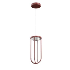 Flos In Vitro Hanglamp LED Ø18 Outdoor Terracotta