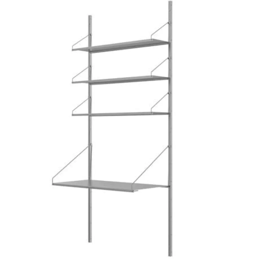 Frama Shelf Library H1852 Desk Wandkast Roestvrijstaal 3 Frama Shelf Library H1852 Desk Wandkast Roestvrijstaal