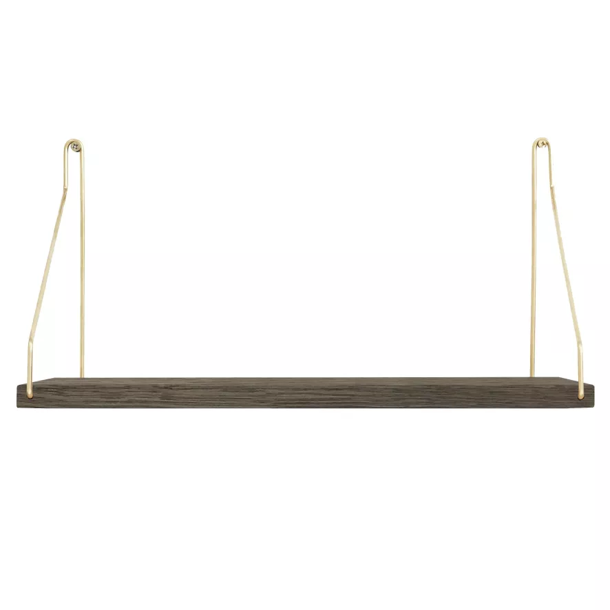 Frama Shelf Wandplank 40x20 Donker/messing 3 Frama Shelf Wandplank 40x20 Donker/messing