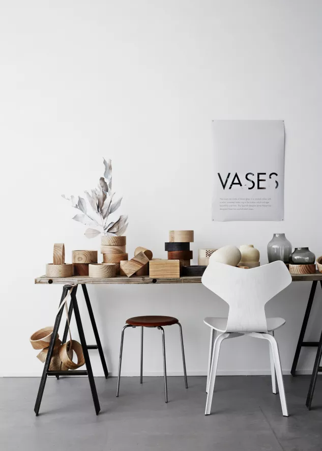 Fritz Hansen Grand Prix Chair Wood Stoel Gekleurd Essen Grijs 6 Fritz Hansen Grand Prix Chair Wood Stoel Gekleurd Essen Grijs - Afbeelding 4