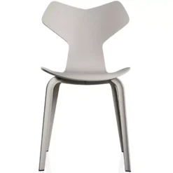 Fritz Hansen Grand Prix Chair Wood Stoel Gekleurd Essen Grijs