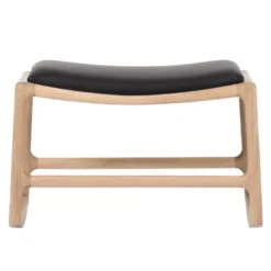 Gazzda Dedo Voetenbank Dakar Leather Black 0500