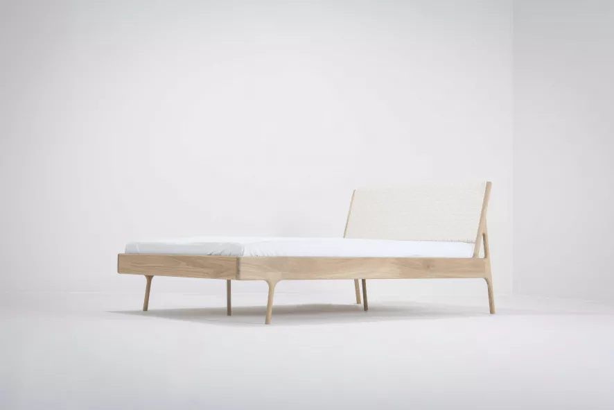 Gazzda Fawn Bed 140x200 Whitewash Cotton Webbing Black 13 Gazzda Fawn Bed 140x200 Whitewash Cotton Webbing Black - Afbeelding 11