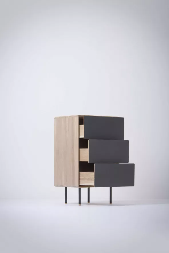 Gazzda Fina Ladekast 60x45 Whitewash/wit 19 Gazzda Fina Ladekast 60x45 Whitewash/wit - Afbeelding 17