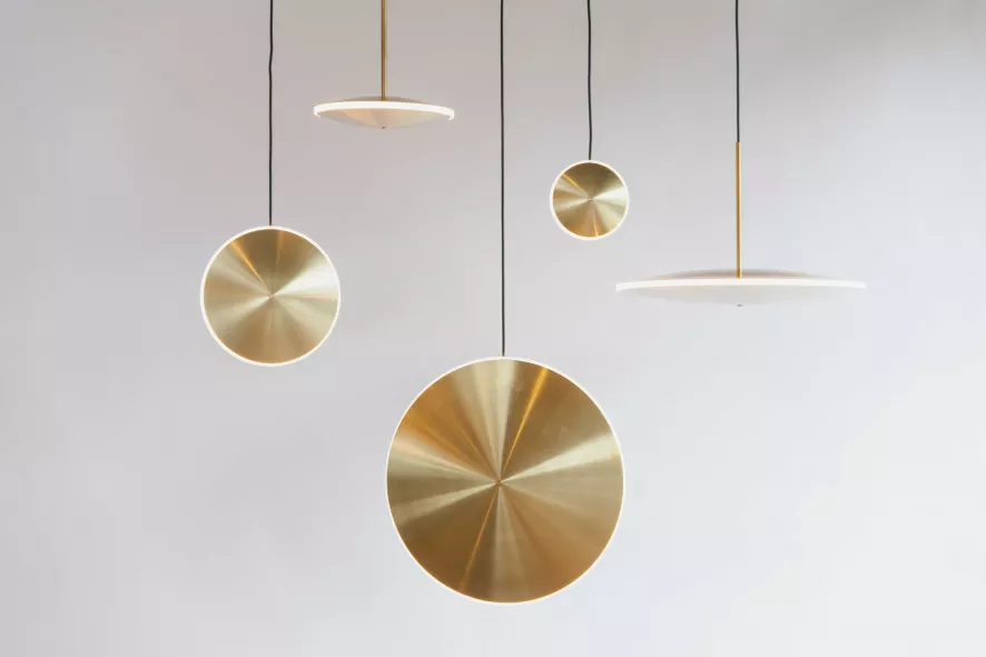 Graypants Chrona Dish 17 Vertical Hanglamp Ø42 Messing 20 Graypants Chrona Dish 17 Vertical Hanglamp Ø42 Messing - Afbeelding 18