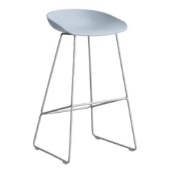 Hay AAS38 Barkruk 75cm Rvs Onderstel Slate Blue