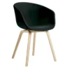Hay About A Chair AAC23 Stoel Gelakt Onderstel Lola Dark Green