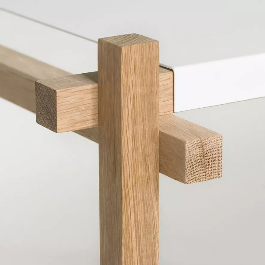 Hay Woody Column High Stellingkast Naturel-wit 5 Hay Woody Column High Stellingkast Naturel-wit - Afbeelding 3