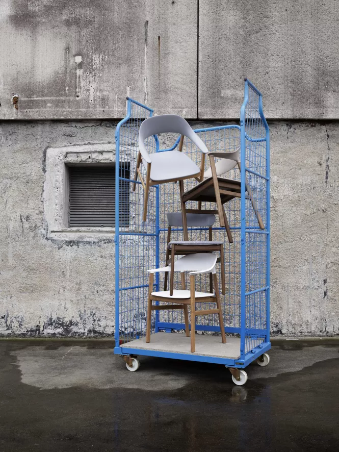 Normann Copenhagen Herit Armchair Oak Stoel Synergy Zand 12 Normann Copenhagen Herit Armchair Oak Stoel Synergy Zand - Afbeelding 10