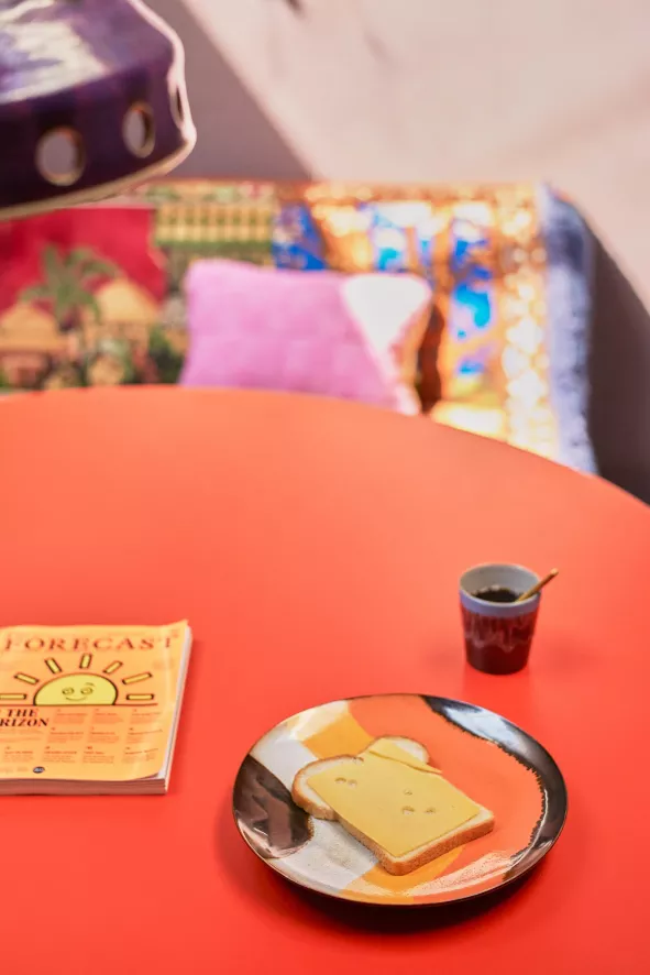 HKliving 70's Ceramic Diner Bord Set Van 2 Supernova 14 HKliving 70's Ceramic Diner Bord Set Van 2 Supernova - Afbeelding 12