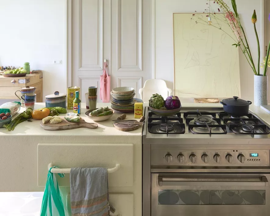 HKliving 70's Ceramic Theepot Peat 5 HKliving 70's Ceramic Theepot Peat - Afbeelding 3