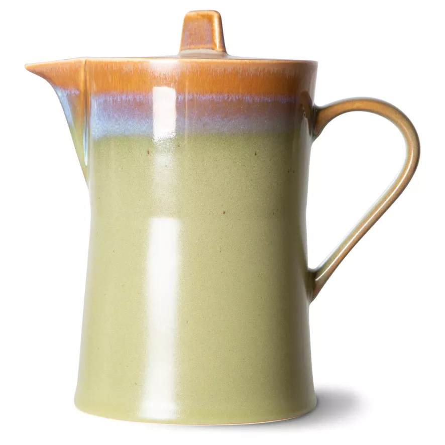 HKliving 70's Ceramic Theepot Peat 10 HKliving 70's Ceramic Theepot Peat - Afbeelding 8