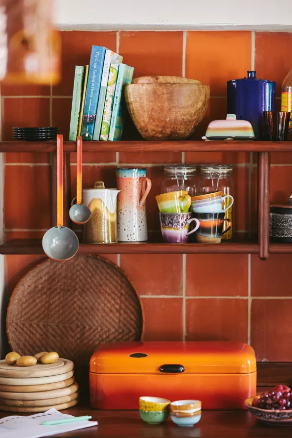 HKliving 70's Ceramic Theepot Peat 7 HKliving 70's Ceramic Theepot Peat - Afbeelding 5