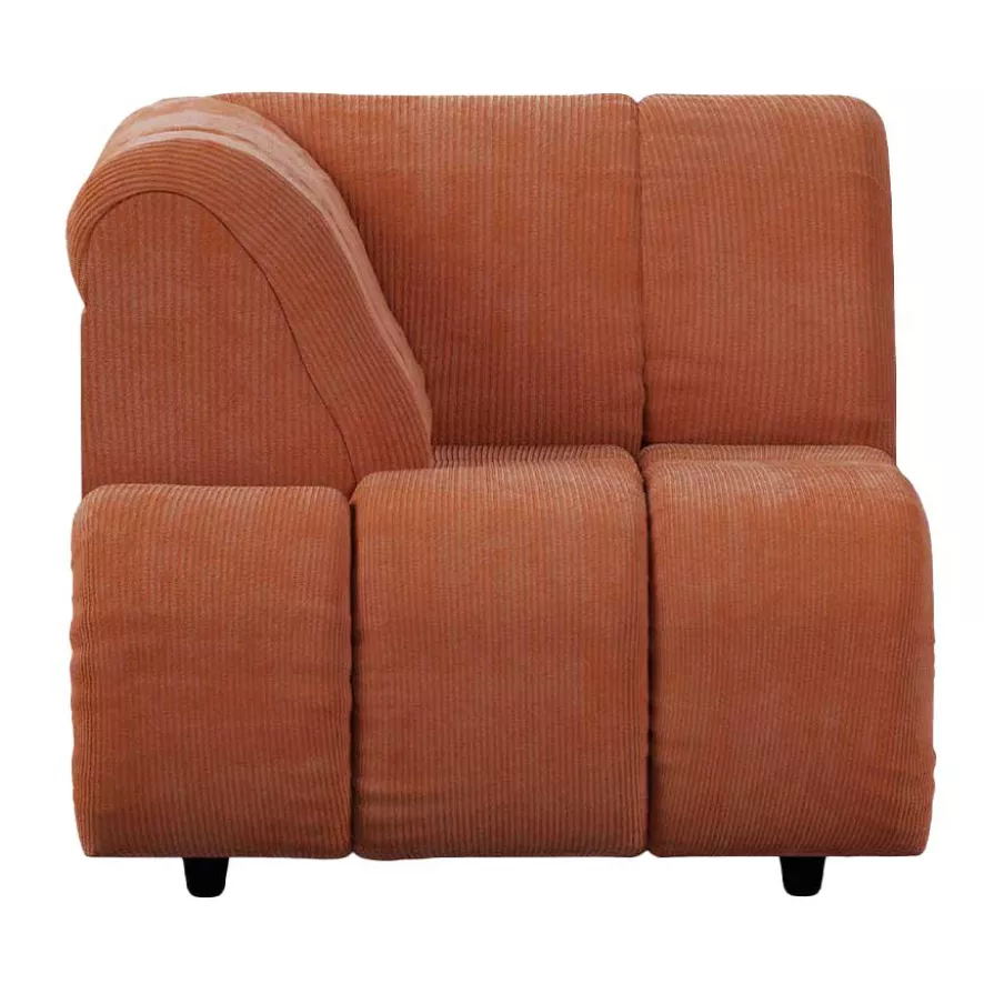 HKliving Wave Bank Element Right High Arm Boucle Cream 16 HKliving Wave Bank Element Right High Arm Boucle Cream - Afbeelding 14