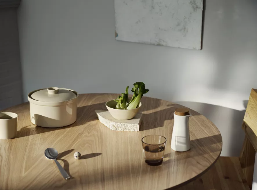 Iittala Teema Ovenschaal Met Deksel Ø20.9 Linnen 5 Iittala Teema Ovenschaal Met Deksel Ø20.9 Linnen - Afbeelding 3