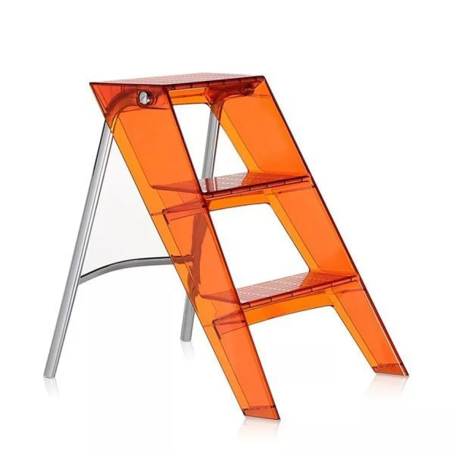 Kartell Upper Keukentrap Rood Oranje 3 Kartell Upper Keukentrap Rood Oranje