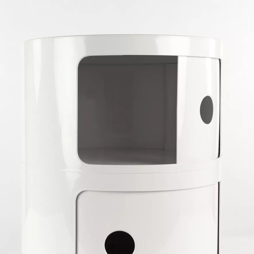 Kartell Componibili Kast Nachtkastje Large (3 Comp.) Ø32 Zwart 11 Kartell Componibili Kast Nachtkastje Large (3 Comp.) Ø32 Zwart - Afbeelding 9