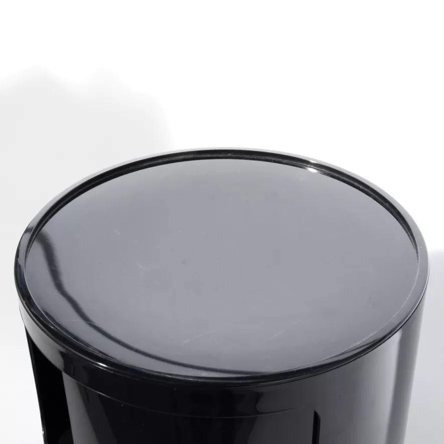 Kartell Componibili Kast Nachtkastje Large (3 Comp.) Ø32 Zwart 9 Kartell Componibili Kast Nachtkastje Large (3 Comp.) Ø32 Zwart - Afbeelding 7