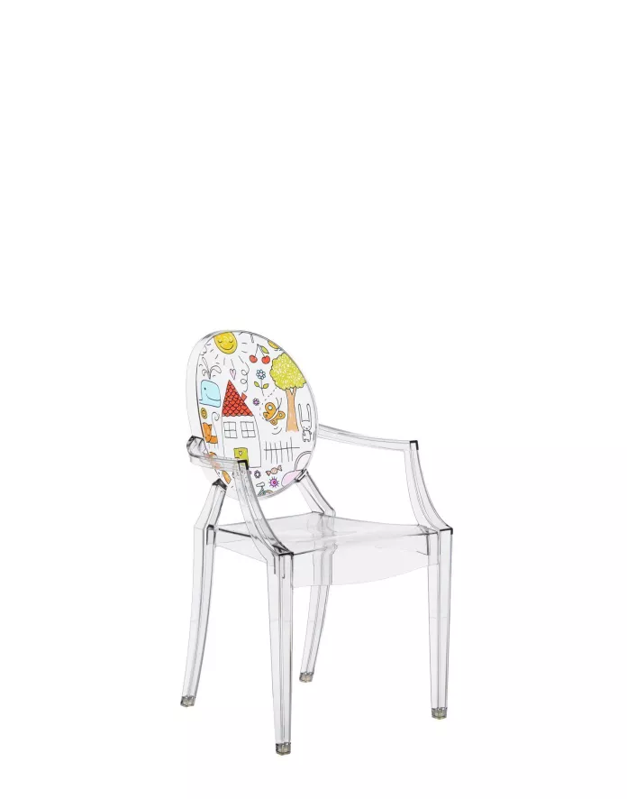 Kartell Lou Lou Ghost Prinses Kinderstoel Roze 4 Kartell Lou Lou Ghost Prinses Kinderstoel Roze - Afbeelding 2