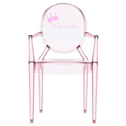 Kartell Lou Lou Ghost Prinses Kinderstoel Roze