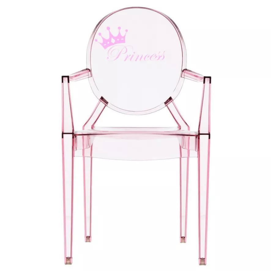 Kartell Lou Lou Ghost Prinses Kinderstoel Roze 3 Kartell Lou Lou Ghost Prinses Kinderstoel Roze