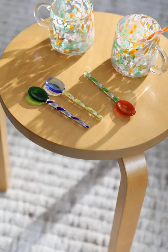 & Klevering &klevering Swirl Lepels Set Van 4 4 & Klevering &klevering Swirl Lepels Set Van 4 - Afbeelding 2