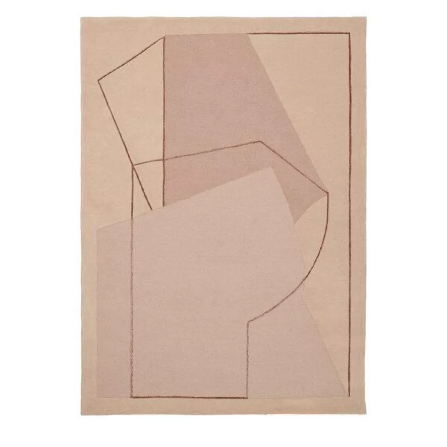 Linie Design Furbo Vloerkleed 170x240 Rose 5 Linie Design Furbo Vloerkleed 170x240 Rose - Afbeelding 3