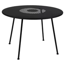 Fermob Lorette Tuintafel Ø 110cm Liquorice