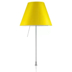 Luceplan Costanzina Tafellamp Met Schroefbevestiging Aluminium/Smart Yellow
